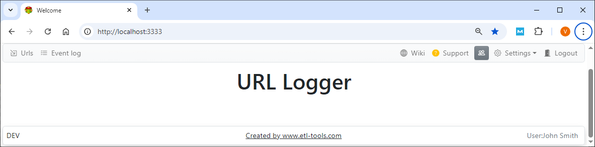 Version 2.0 url logger