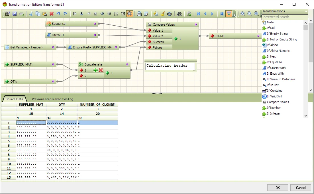 calculating header