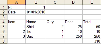 Order input where Keep Value helps extract invoice fields