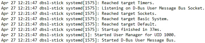 syslog example