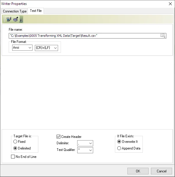 ETL Data Writer