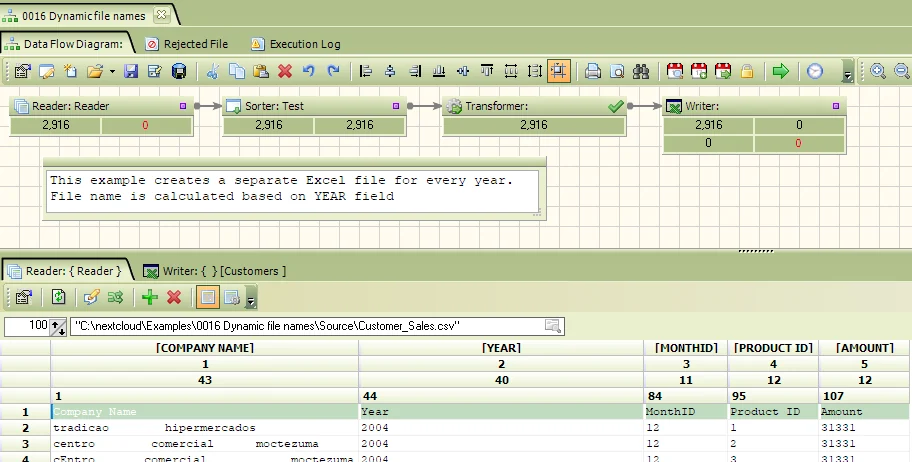 Dynamically create Excel files based on field value