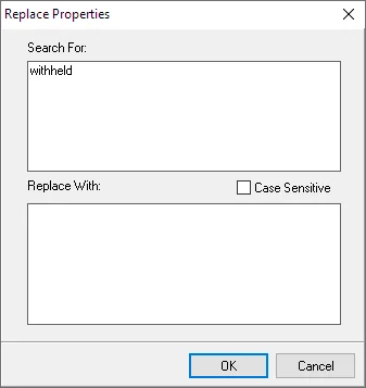 Replace string transformation function