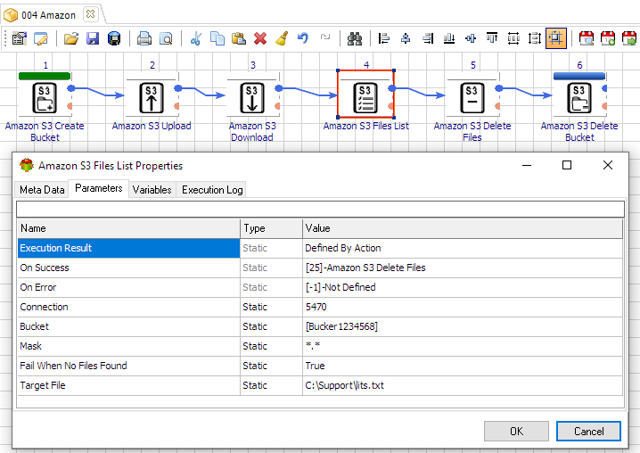 Automatically Create S3 Bucket Files List workflow in Advanced ETL Processor