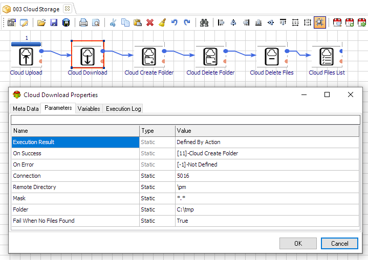 Automate Dropbox Downloads workflow in Advanced ETL Processor