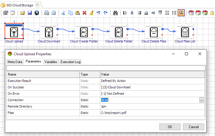 Automate Dropbox Uploads workflow in Advanced ETL Processor
