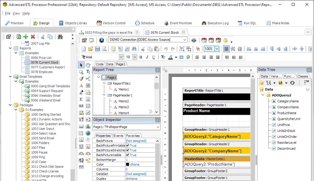 Generating Report In Excel Format example
