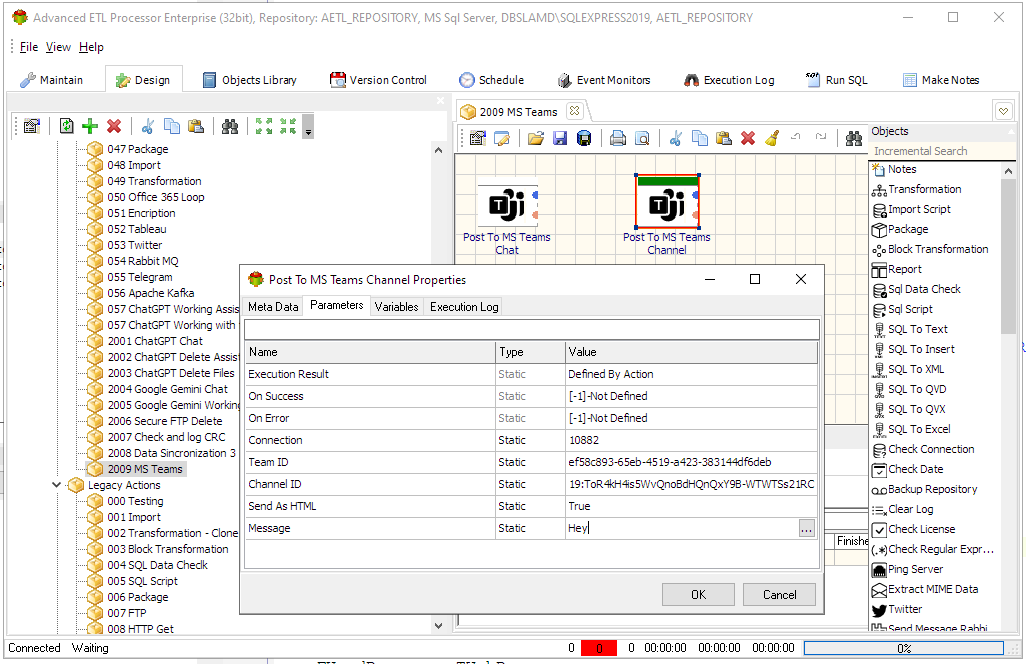 Windows ETL software with Advanced ETL Processor