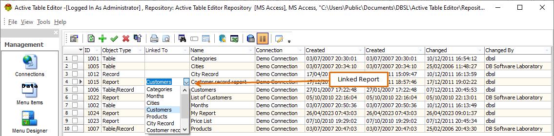 Attaching Reports