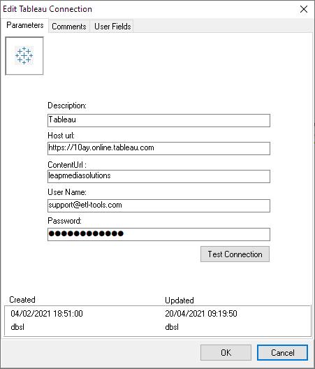 Tableau Connection