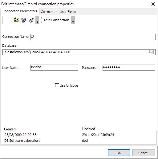 Interbase/Firebird Connection