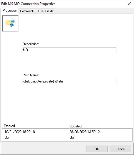 Microsoft Message Queue Connection