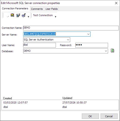 Microsoft SQL Server Connection