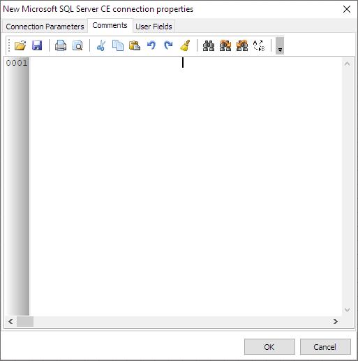 Microsoft SQL Server CE Connection Comments