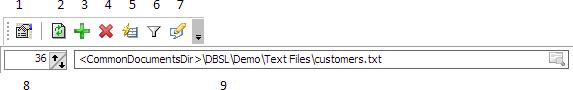 Source tool bar