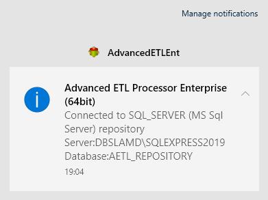 Notification example