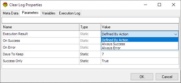 Action Execution Result