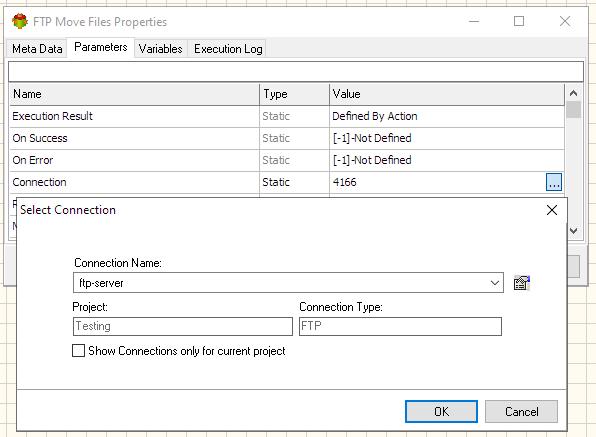 Ftp Move Files - Editing Report Connection
