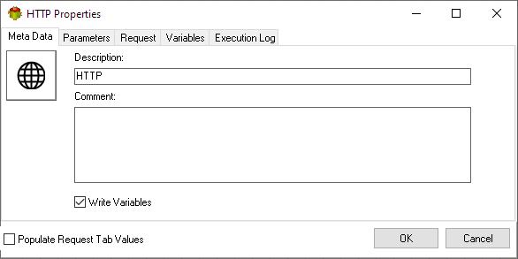 HTTP Action - Metadata tab