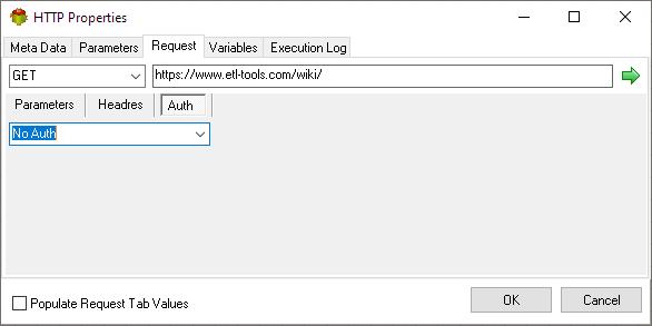 HTTP Action - Request Authentication