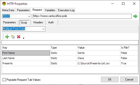 HTTP Action - Multipart Form Data