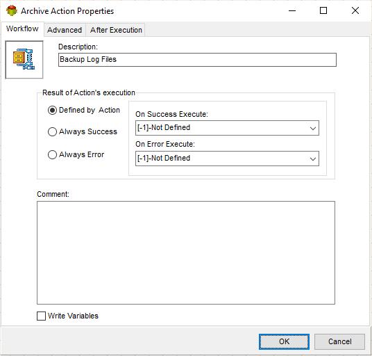 Workflow tab