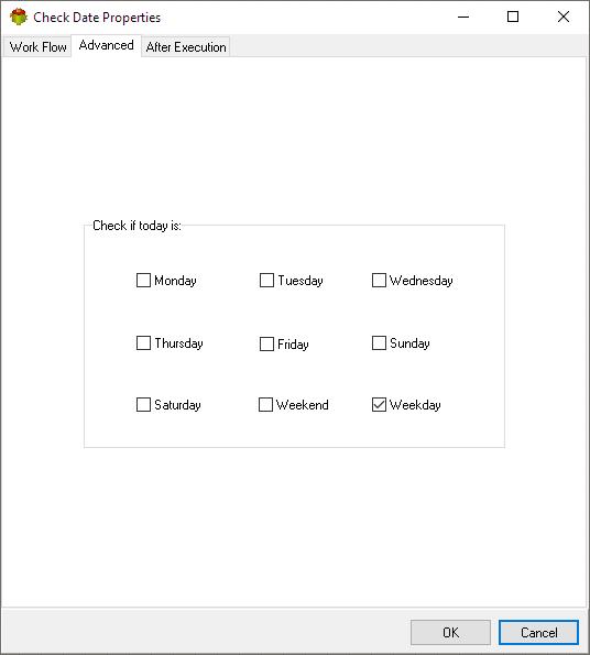 Advanced tab