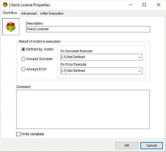 Workflow tab