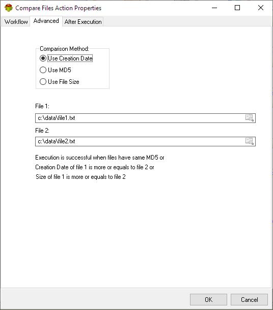 Advanced tab