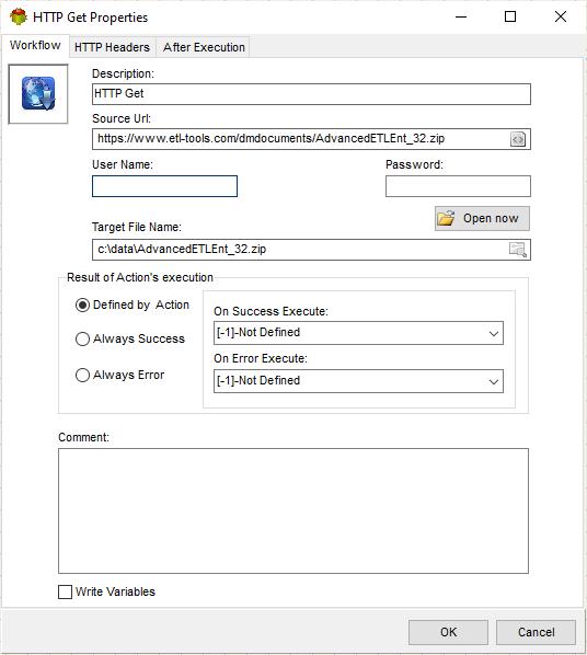 Workflow tab