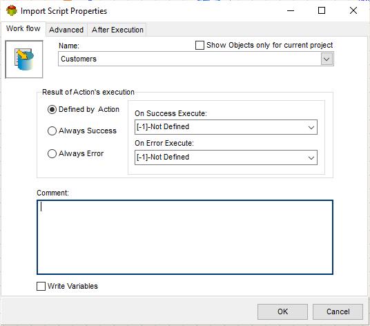 Workflow tab