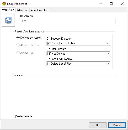 Workflow tab