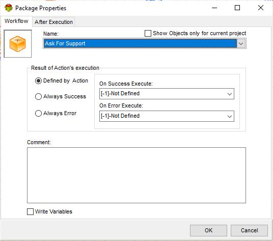 Workflow tab