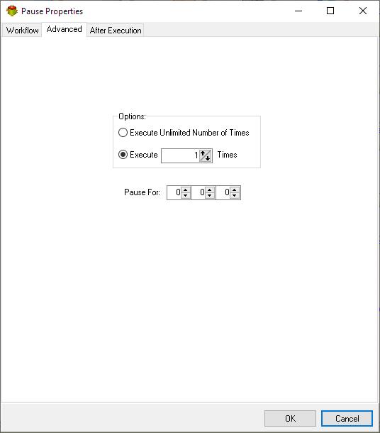 Advanced tab