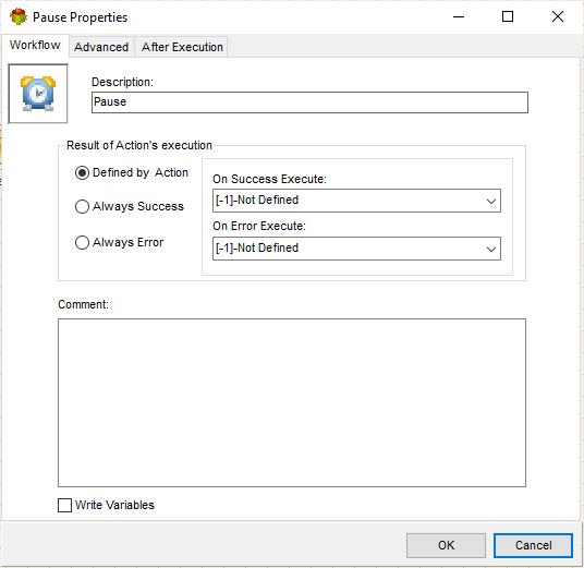 Workflow tab