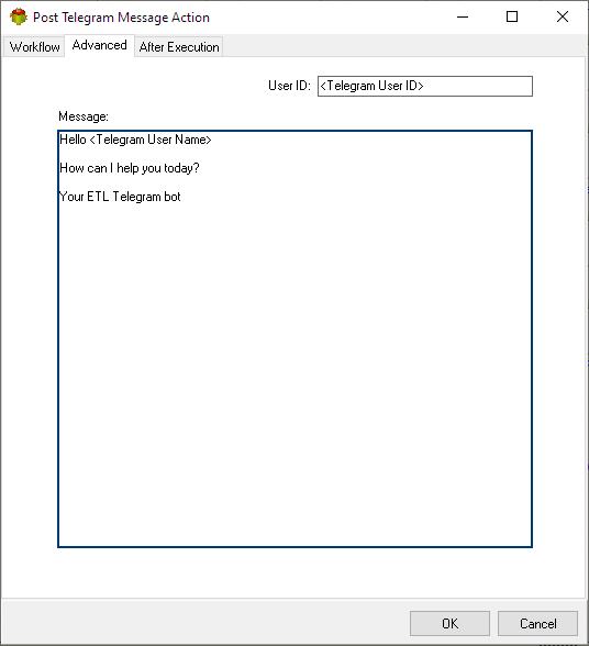 Advanced tab