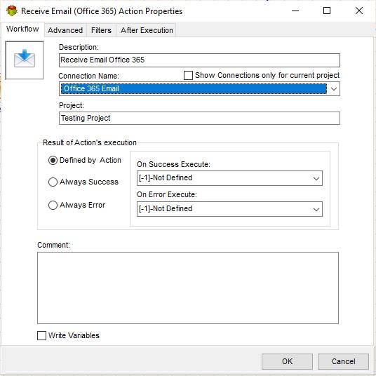Workflow tab