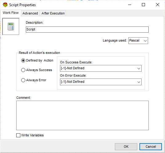 Workflow tab