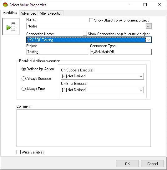 Workflow tab