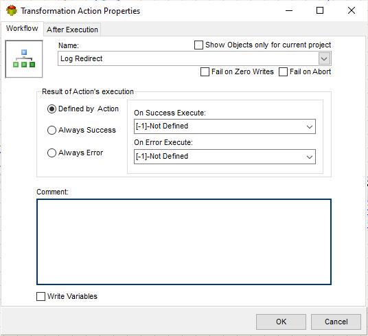 Workflow tab