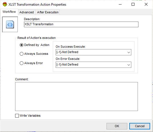 XSLT Package Action