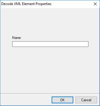 Decode XML Element transformation function properties