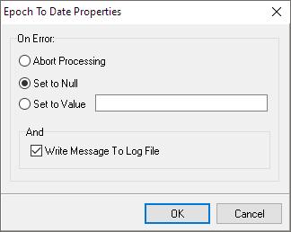 Epoch to Date Transformation Function Properties
