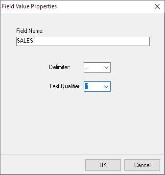 Field Value transformation function properties