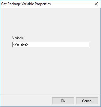 Get Package Variable transformation function