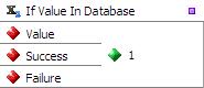 If Value in the database transformation function