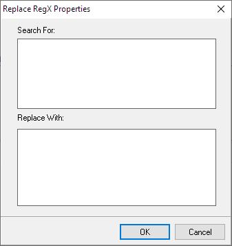 Replace RegX Properties