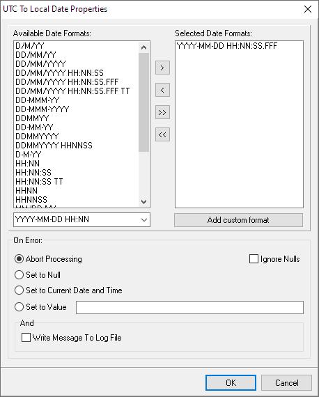 UTC to Local Date