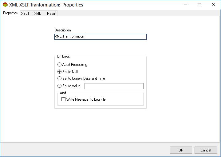 XML XSLT Transformation function properties