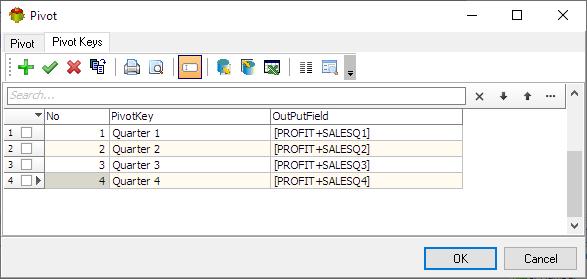 Joining Data Pivot Keys